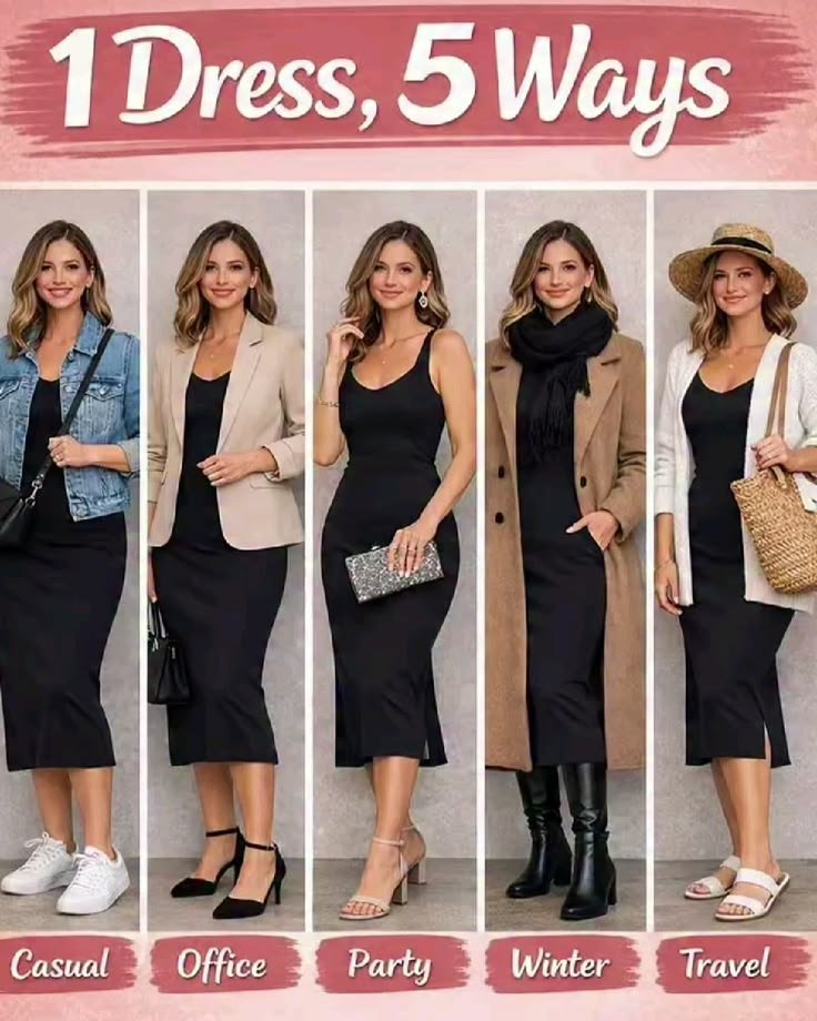 “5 Ways to Style One Outfit for Different Even